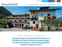 Tablet Screenshot of bruendlerhof.com